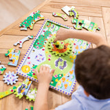 Animal Chase I-Spy Wooden Gear Puzzle B2