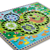 Animal Chase I-Spy Wooden Gear Puzzle B2