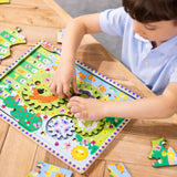 Animal Chase I-Spy Wooden Gear Puzzle B2