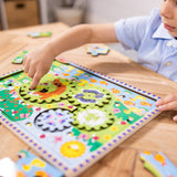 Animal Chase I-Spy Wooden Gear Puzzle B2