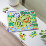 Animal Chase I-Spy Wooden Gear Puzzle B2