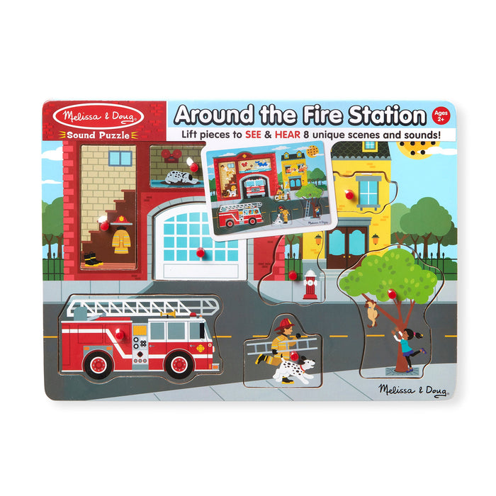 Around the Fire Station Sound Puzzle - 8 Pieces P0
