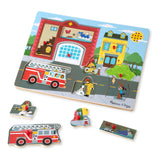 Around the Fire Station Sound Puzzle - 8 Pieces P0
