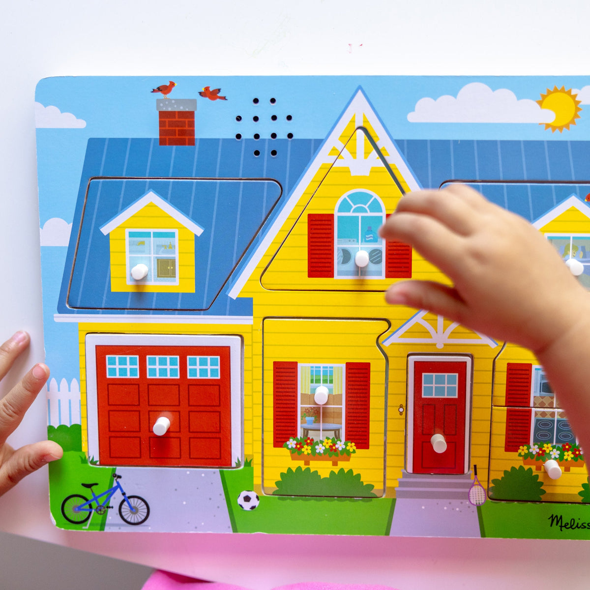 Around the House Sound Puzzle - 8 Pieces K4