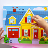 Around the House Sound Puzzle - 8 Pieces K4