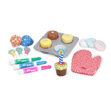 Bake & Decorate Wooden Cupcake Play Set R9