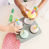 Bake & Decorate Wooden Cupcake Play Set R9