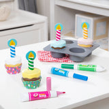 Bake & Decorate Wooden Cupcake Play Set R9