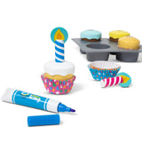 Bake & Decorate Wooden Cupcake Play Set V0