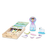 Ballerina/Fairy Magnetic Dress-Up Play Set C4