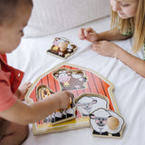 Barnyard Animals Jumbo Knob Puzzle - 3 Pieces X6