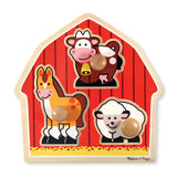 Barnyard Animals Jumbo Knob Puzzle - 3 Pieces Z0
