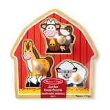 Barnyard Animals Jumbo Knob Puzzle - 3 Pieces Z0