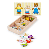 Bear Family Dress-Up Puzzle - 45 Pieces K6
