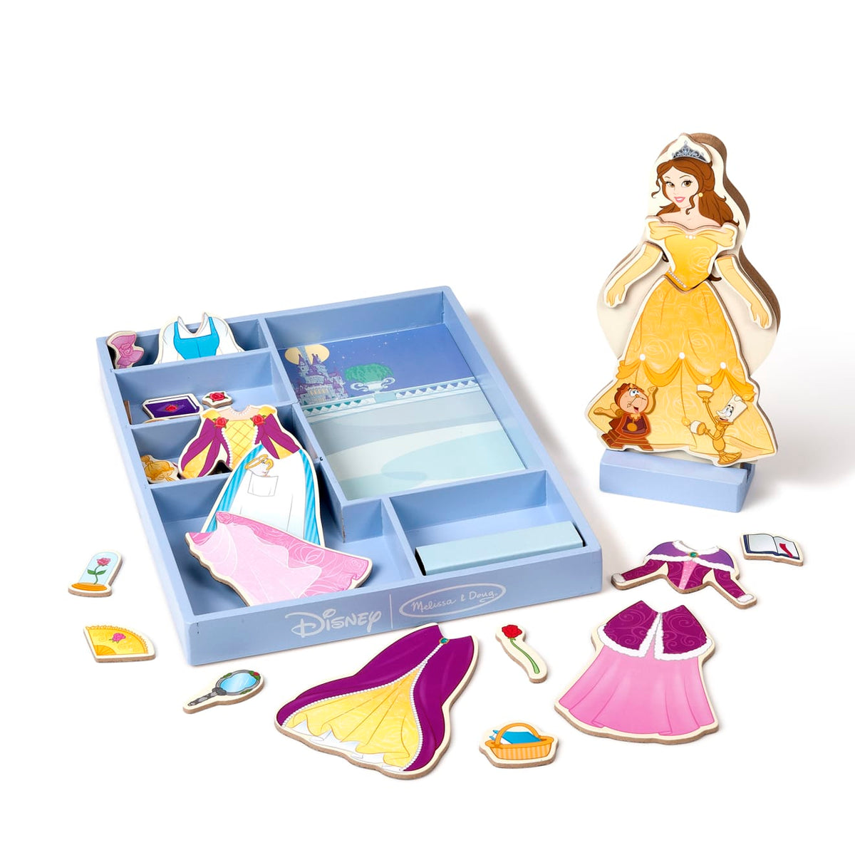 Belle Wooden Magnetic Dress-Up P0