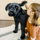 Black Lab Giant Stuffed Animal Z2