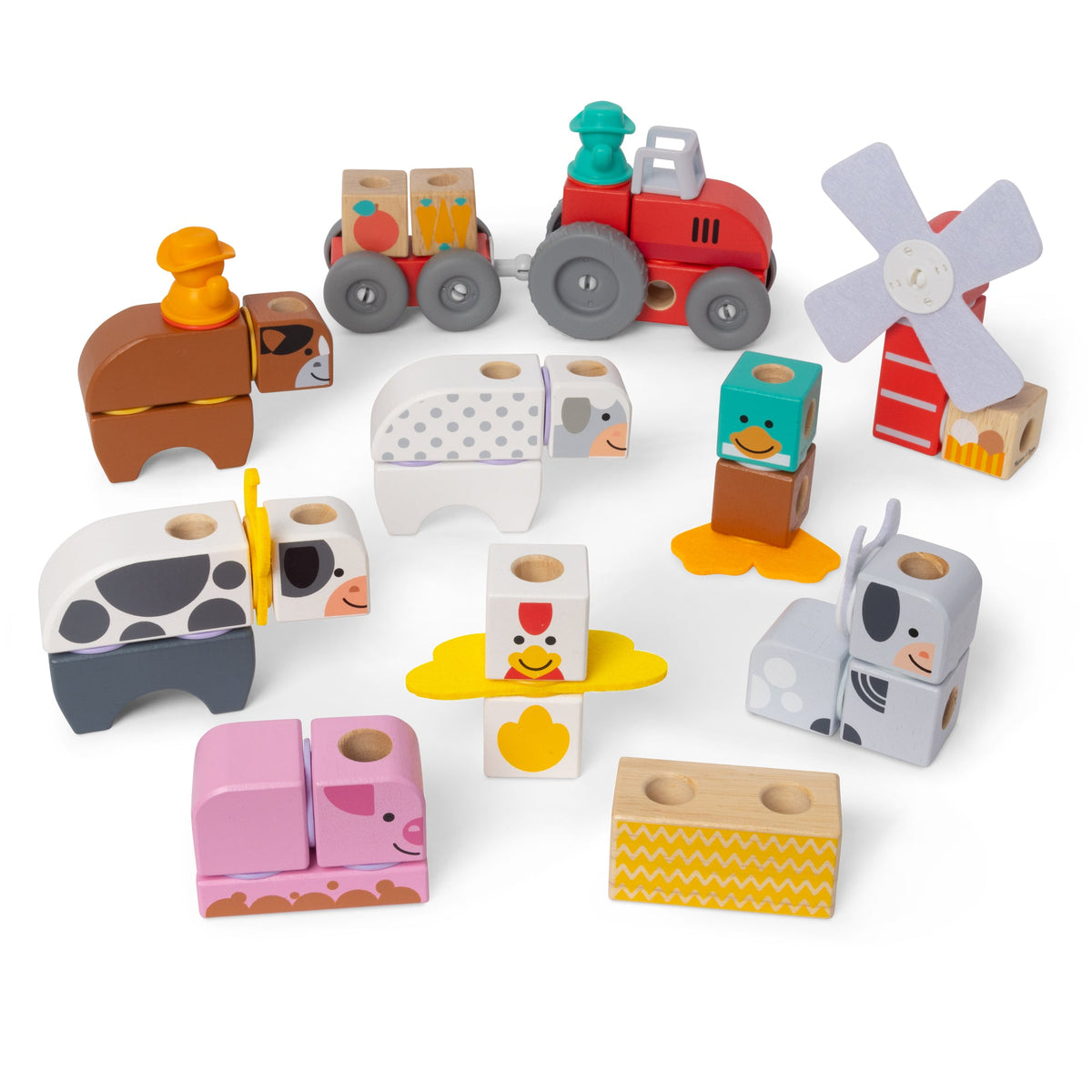 Blockables™ Play Sets Farm and Farm Friends 2-Pack Bundle A7