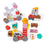 Blockables™ Play Sets Farm and Farm Friends 2-Pack Bundle A7