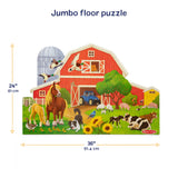 Busy Barn Shaped Floor Puzzle - 32 Pieces E9