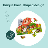 Busy Barn Shaped Floor Puzzle - 32 Pieces E9