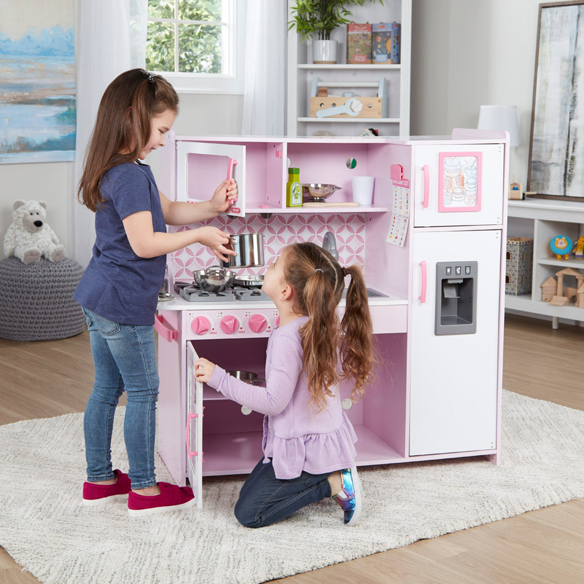 Chef's Kitchen Wooden Activity Center A1