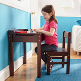 Child's Lift-Top Desk & Chair - Espresso X3
