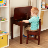 Child's Lift-Top Desk & Chair - Espresso X3