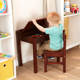 Child's Lift-Top Desk & Chair - Espresso X3