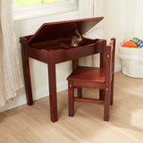 Child's Lift-Top Desk & Chair - Espresso X3