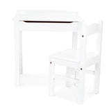 Child's Lift-Top Desk & Chair - White C5