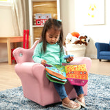 Child’s Crown Armchair – Pink Faux Leather G0