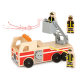 Classic Wooden Fire Truck Play Set V4