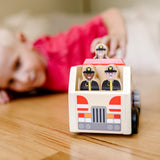 Classic Wooden Fire Truck Play Set V4