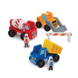 Classic Wooden Toy Construction Vehicle Set E3