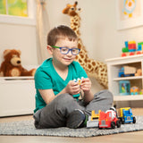 Classic Wooden Toy Construction Vehicle Set E3