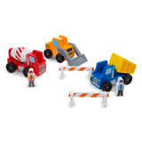 Classic Wooden Toy Construction Vehicle Set E3