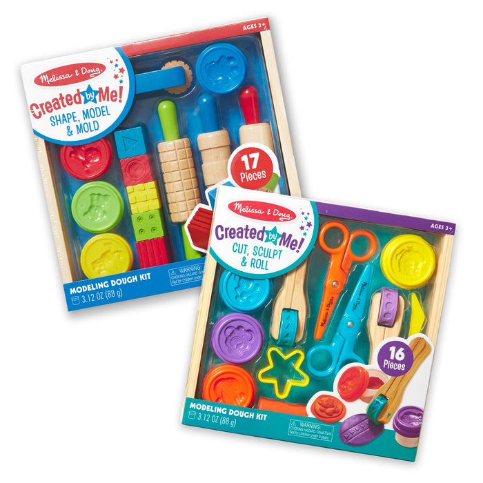 Clay Activity 2-Pack: Shape, Model & Mold; Cut, Sculpt & Stamp P5