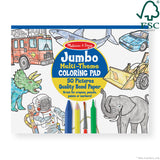 Coloring Pad 3-Pack: Animals, Vehicles, Multi-Theme N6