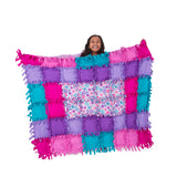 Created by Me! Flower Fleece Quilt X4