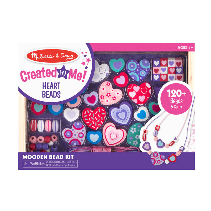 Created by Me! Heart Beads Wooden Bead Kit V6