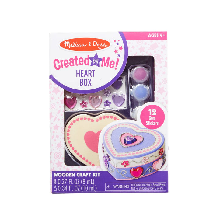 Created by Me! Heart Box Wooden Craft Kit Q0