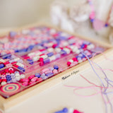 Created by Me! Sparkle & Shimmer Beads Wooden Bead Kit Y5