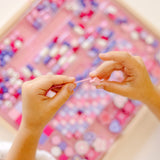 Created by Me! Sparkle & Shimmer Beads Wooden Bead Kit Y5