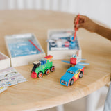 Createed by Me!™ Vehicle Craft Kit 3-Pack: Plane, Train, Race Car L3