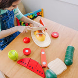 Cutting Food - Wooden Play Food W6