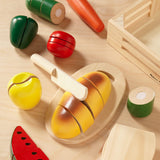 Cutting Food - Wooden Play Food W6