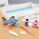 Decorate-Your-Own Wooden Plane Z7