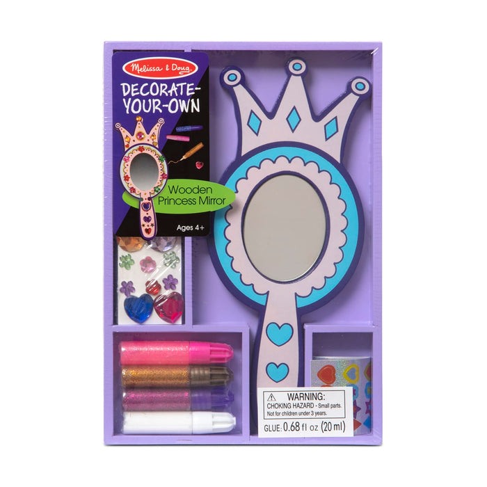 Decorate-Your-Own Wooden Princess Mirror T7