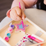 Decorate-Your-Own Wooden Princess Wand Z6