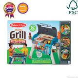 Deluxe Grill & Pizza Oven Play Set N4
